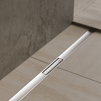 Dušo latako grotelės Geberit CleanLine30 90 cm, poliruoto nerūdijančio plieno 